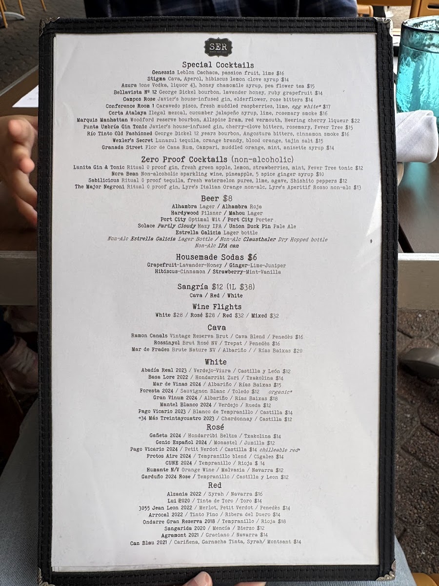 SER Restaurant Menu - Image 3