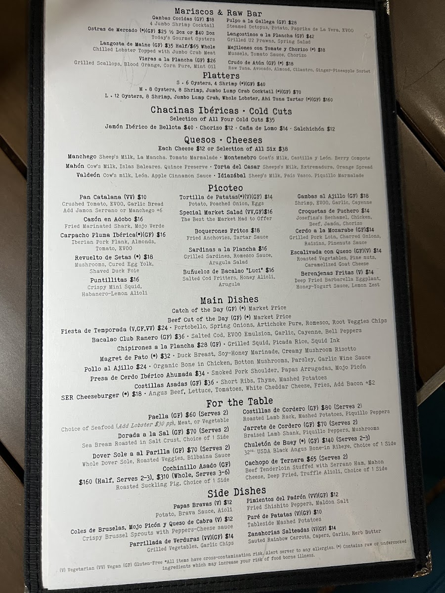 SER Restaurant Menu - Image 4