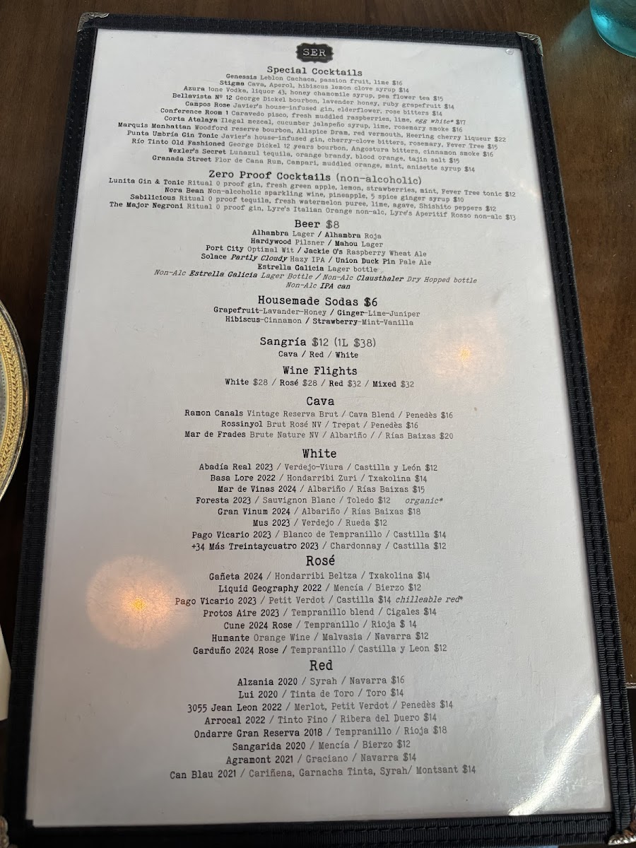 SER Restaurant Menu - Image 6